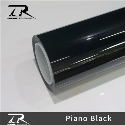 Μεμβράνη περιτύλιξης Piano Shiny Black 7,5 Mil Car Change Color